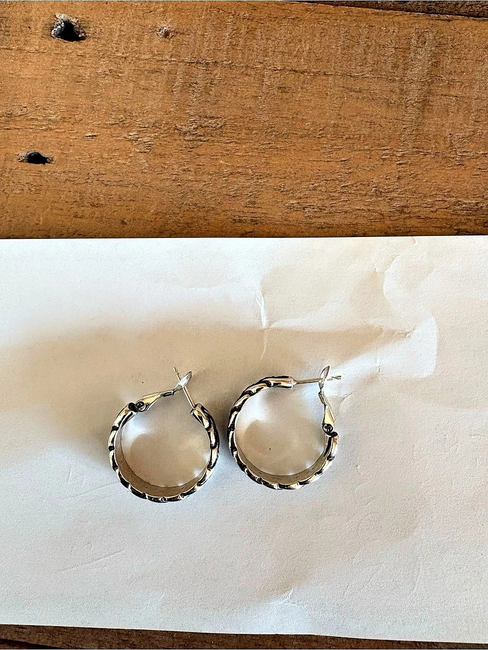 Brighton Interlock Braid Small Leverback Hoop Earrings